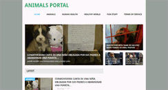 Desktop Screenshot of animalsportal.net